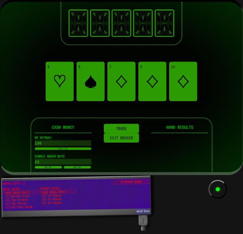 slacksmith studios retro poker game